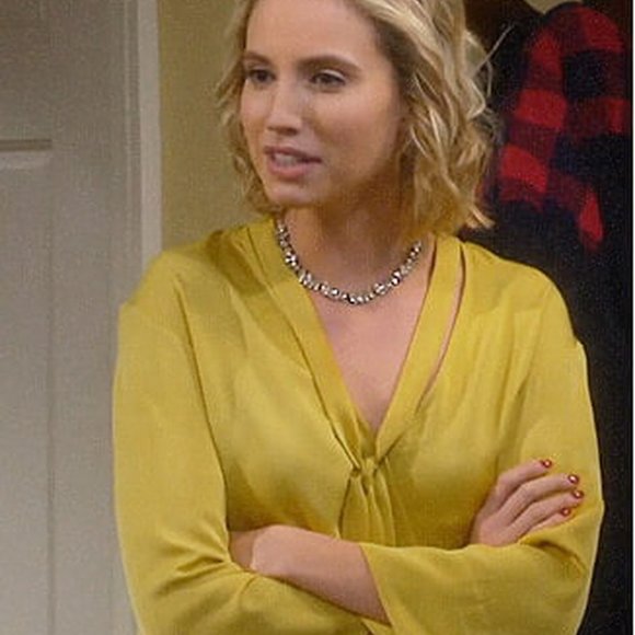 NWT Theory Silk V-neck Tie Blouse– Luxe Wrap Top for Office & Outings - Picture 3 of 15